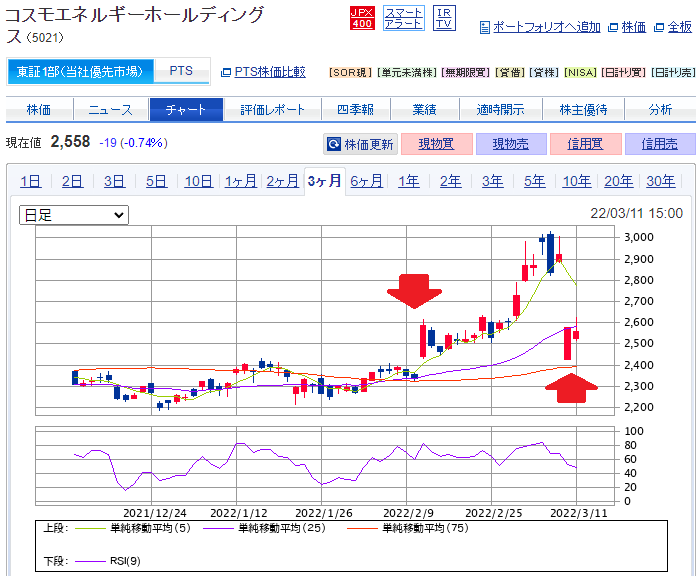 5021 cosmo energy holdings 3m as of 2022-3-11